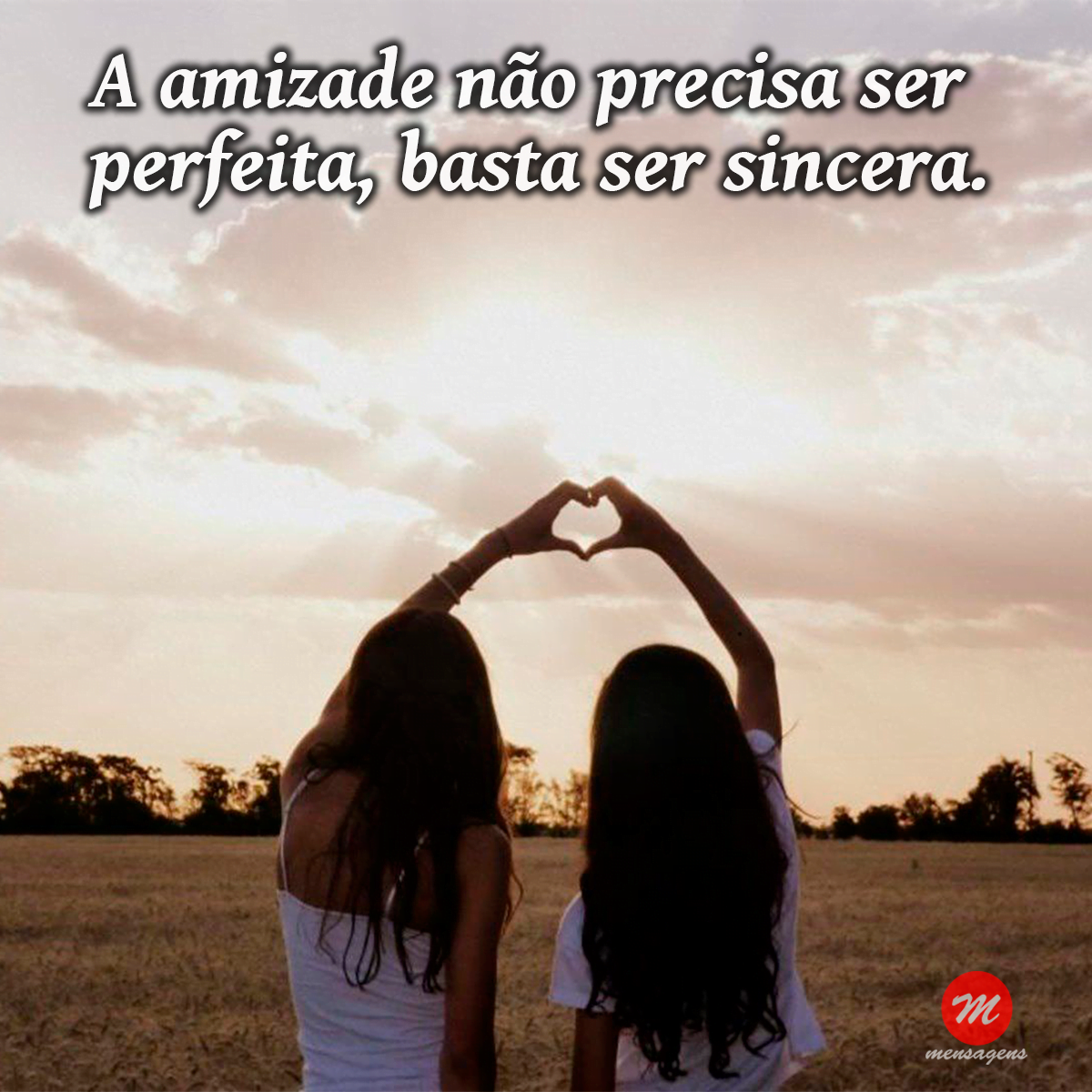 Frase De Amizade Verdadeira A Amizade N O Precisa Ser Perfeita Basta