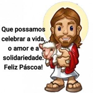 Feliz páscoa, grupo: imagem de Jesus