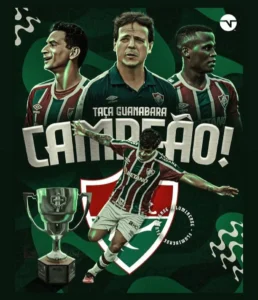 Figurinha do Fluminense Campeão da Taça Guanabara 2023