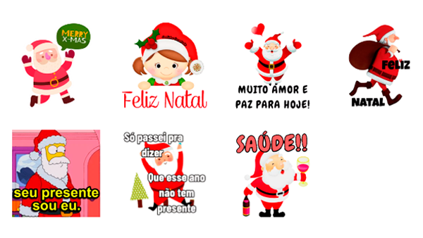 Figurinhas de natal | Stickers para Whatsapp