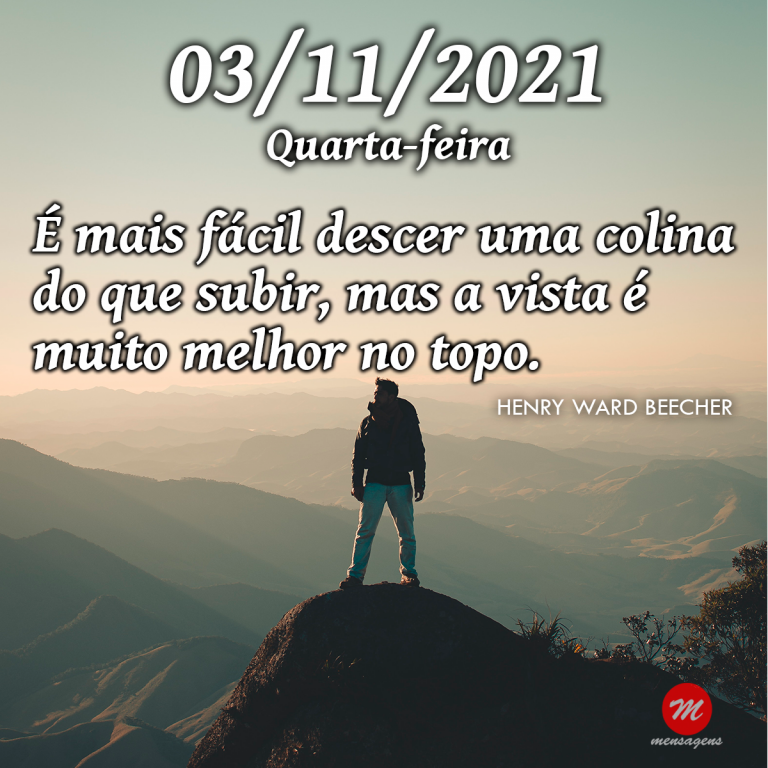Mensagem de 03 de Novembro