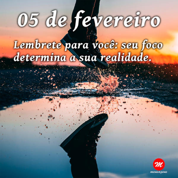 Mensagem de 05 de fevereiro