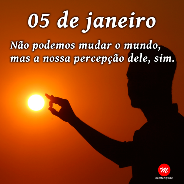 Mensagem de 05 de janeiro