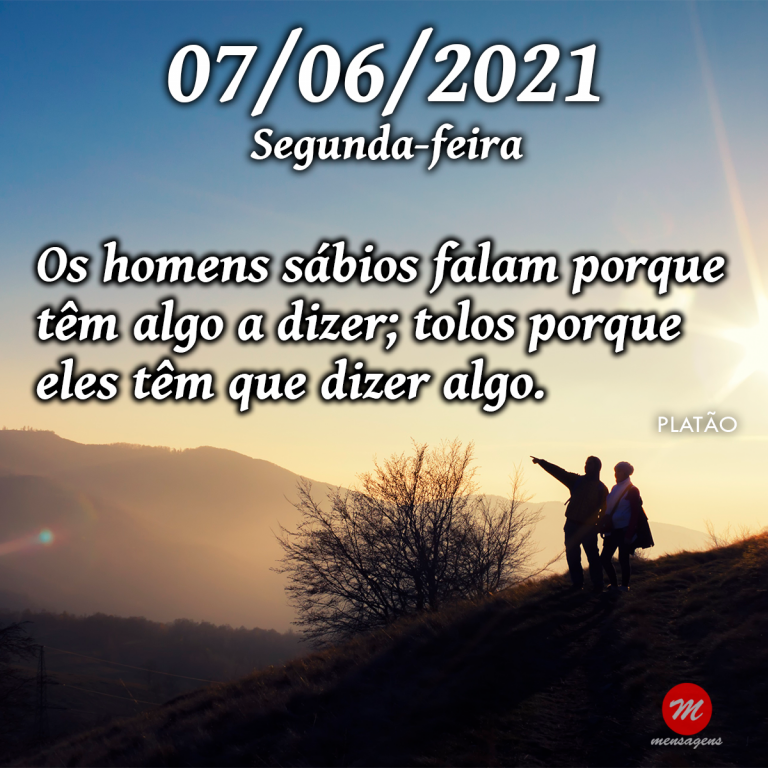 Mensagem de 07 de Junho
