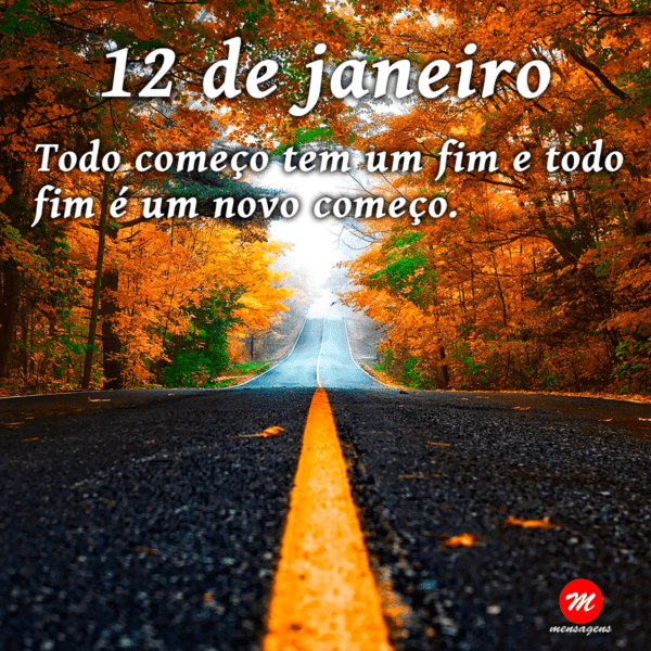 Mensagem de 12 de janeiro