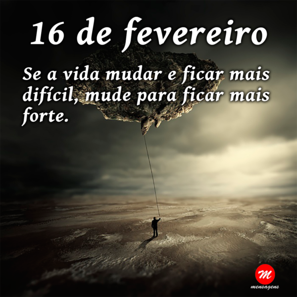 Mensagem de 16 de fevereiro