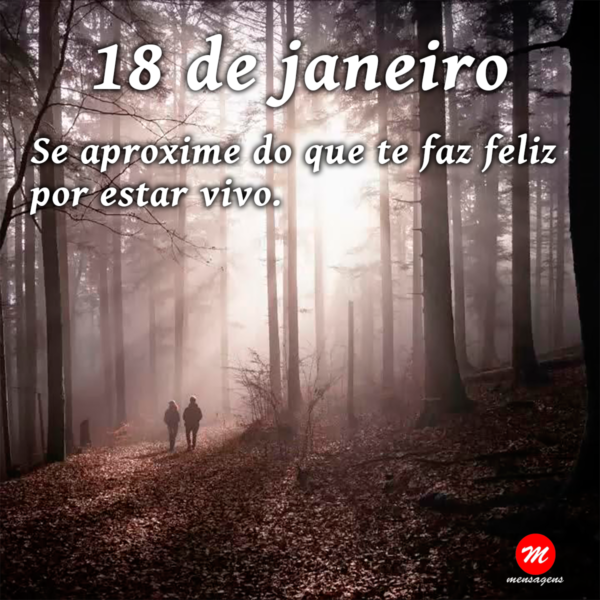Mensagem de 18 de janeiro