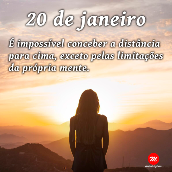 Mensagem de 20 de janeiro