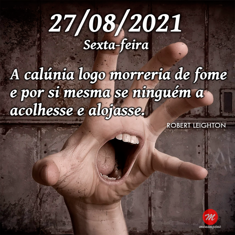 Mensagem de 27 de Agosto