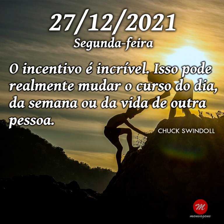 Mensagem de 27 de Dezembro