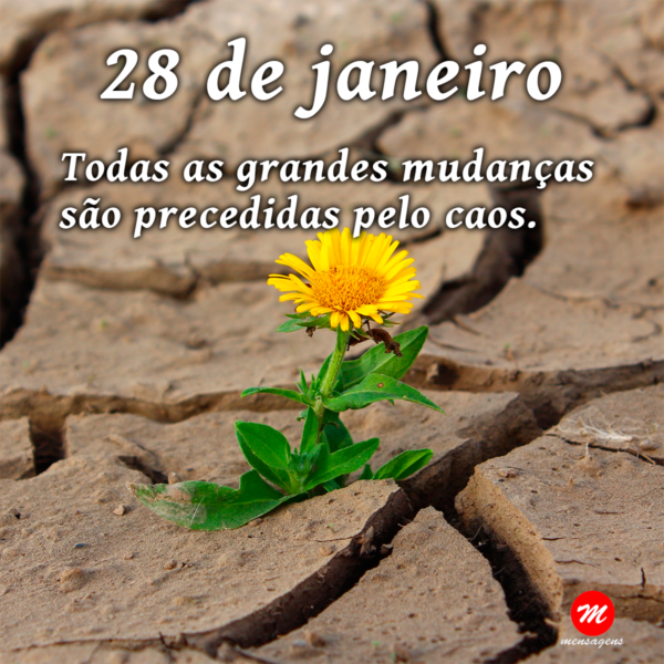 Mensagem de 28 de janeiro