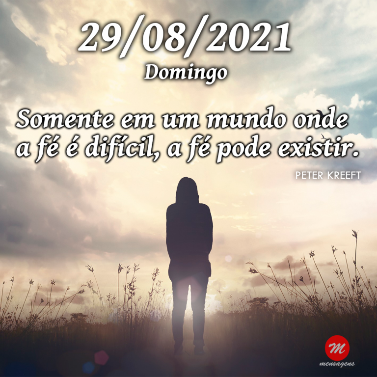 Mensagem de 29 de agosto