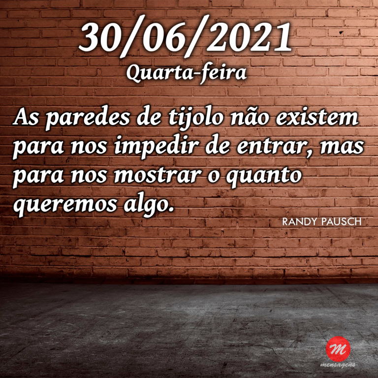 Mensagem de 30 de Junho