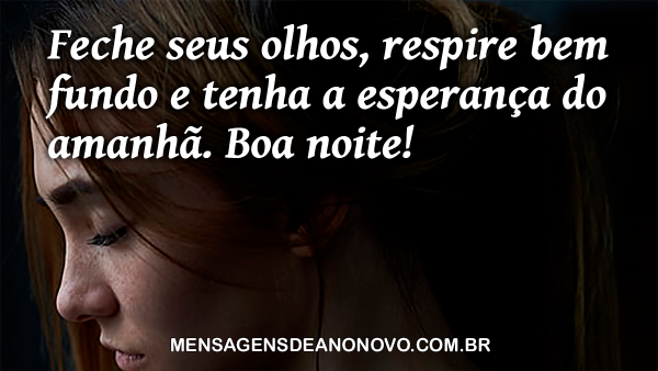 mensagem de boa noite bem linda face