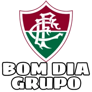 Figurinha bom dia Fluminense